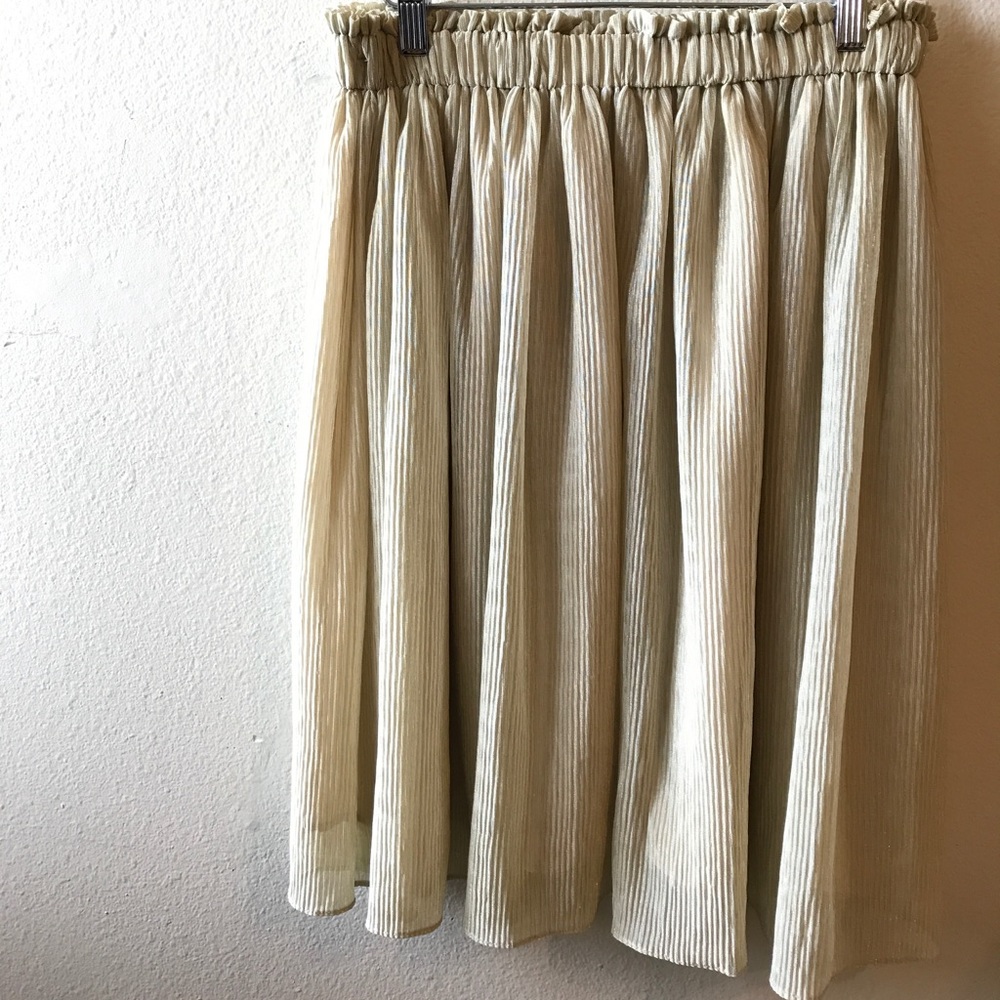 Women's Gold Skirt